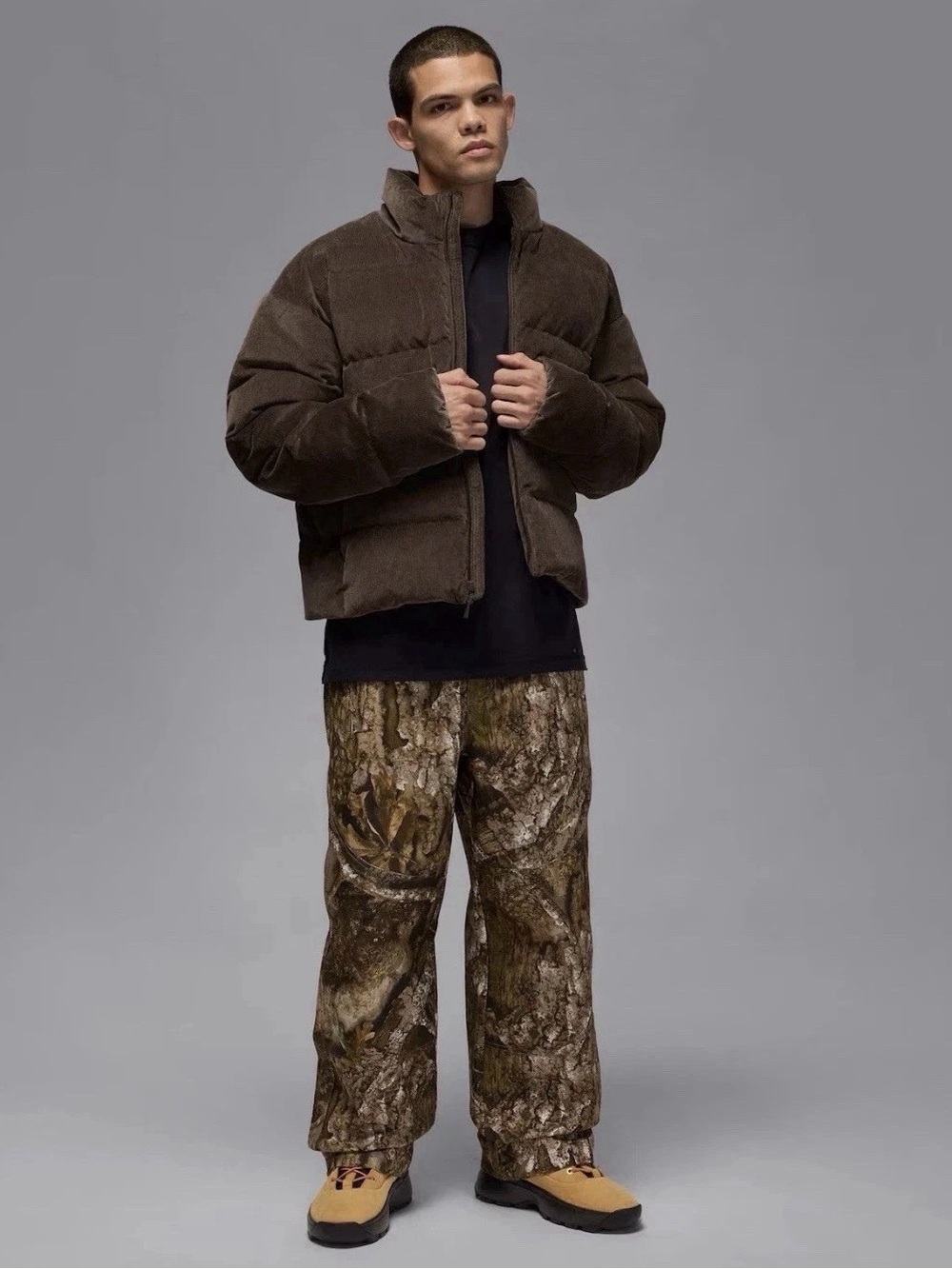 Air Jordan Men’s Flight Down Corduroy Puffer Jacket HV0536-237 Size S-XXL